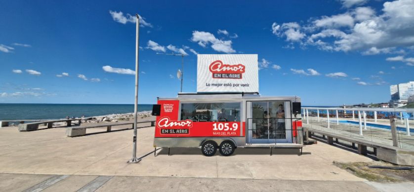 Mediamax lleva el Radio Truck de FM Amor en el Aire a Mar del Plata