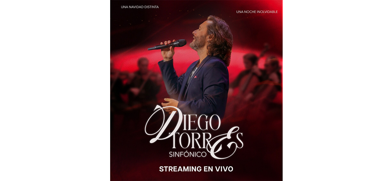 Disney+ transmitirá en exclusiva "Diego Torres Sinfónico", desde el Movistar Arena de Buenos Aires