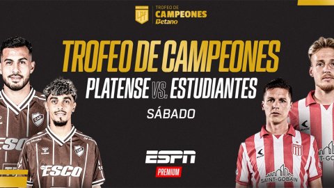 Platense y Estudiantes van por el Trofeo de Campeones, último título del año 