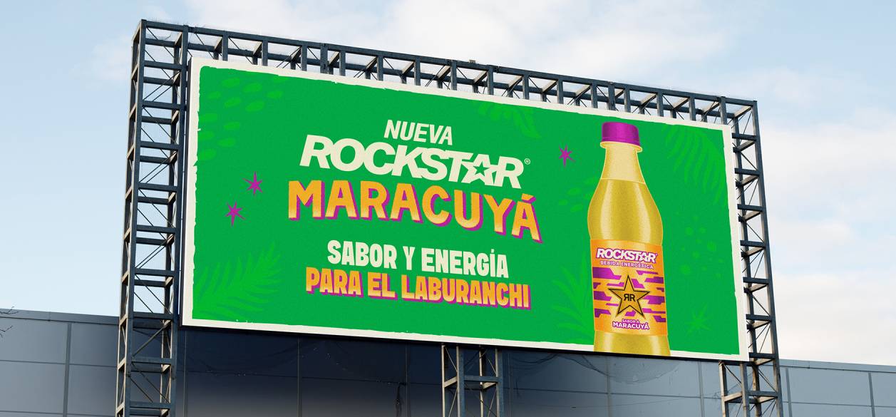 Febrero Made desarrolla para Rockstar el lanzamiento de su nueva variante sabor maracuyá