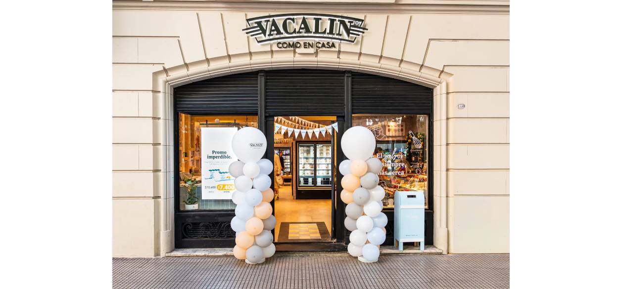 Vacalin amplió su red de tiendas "Como en casa" en Buenos Aires