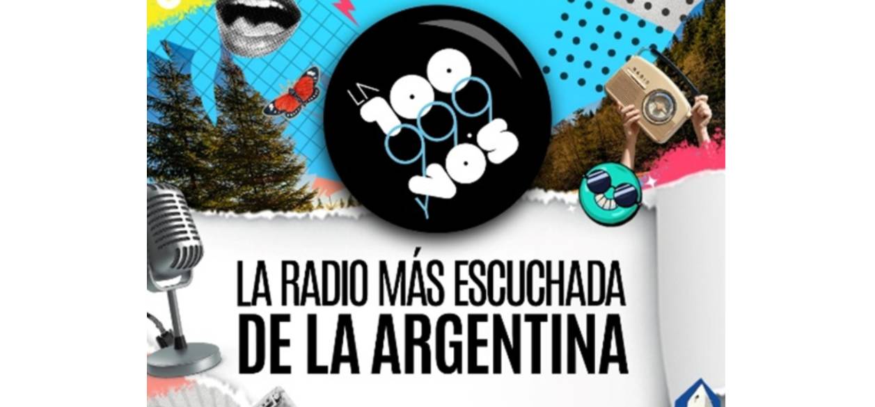 La 100 fue la radio más escuchada de Argentina por décimo año consecutivo