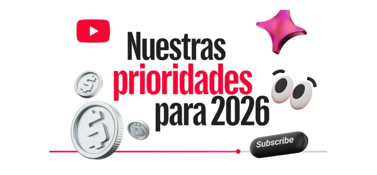YouTube anticipa una nueva etapa del entretenimiento digital para 2026