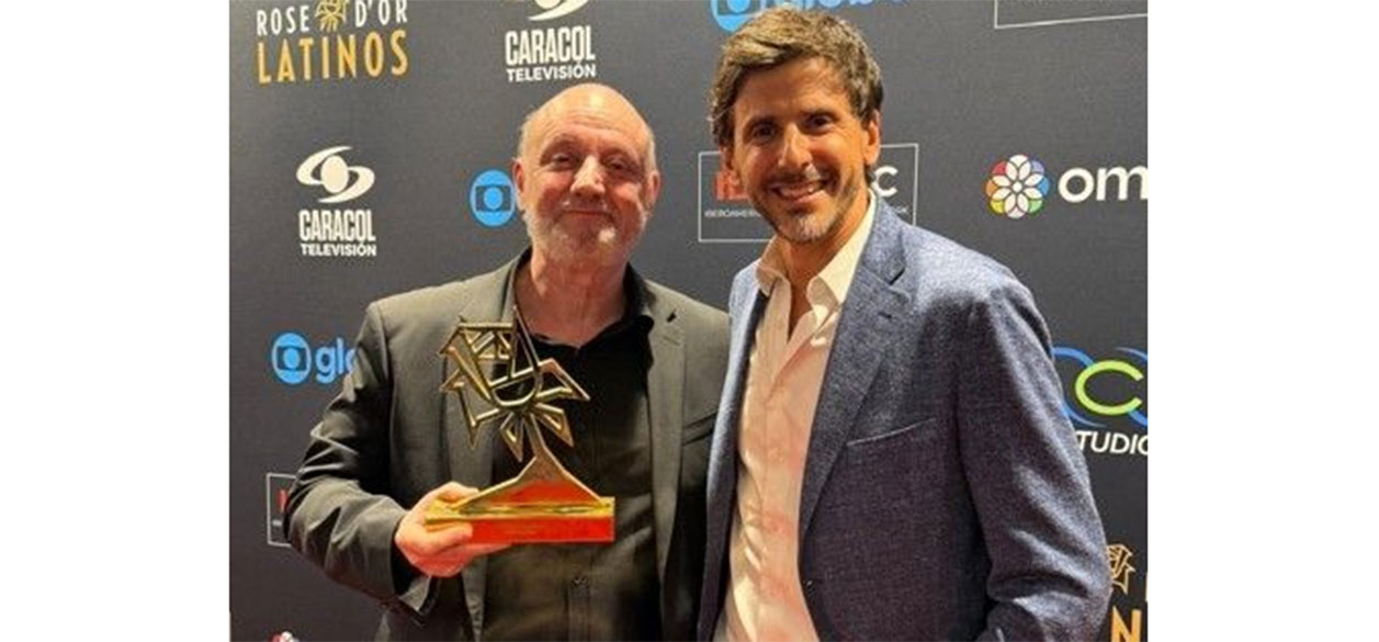 Darío Turovelzky entregó el Rose d’Or a la trayectoria a Juan José Campanella