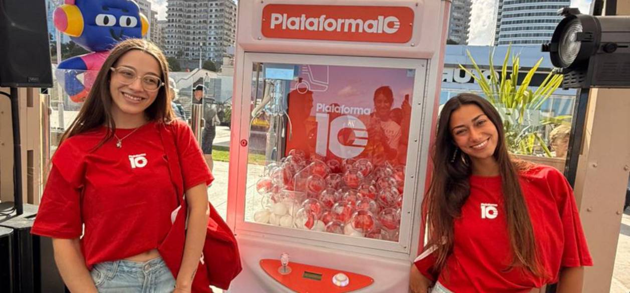 Plataforma10 realizó una activación de marca en Mar del Plata