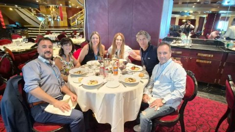 FilmSuez y anunciantes compartieron un almuerzo a bordo del MSC Fantasia