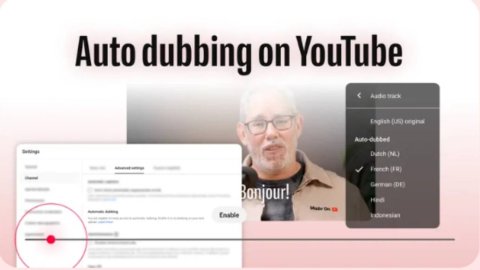 YouTube actualiza su herramienta de doblaje automático