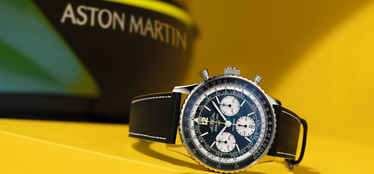 Breitling y Aston Martin aceleran una alianza histórica en la Fórmula 1