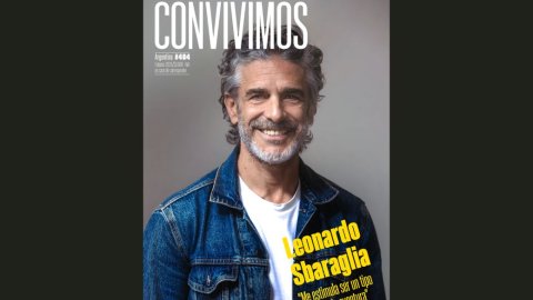 Leonardo Sbaraglia en la tapa de Convivimos de febrero