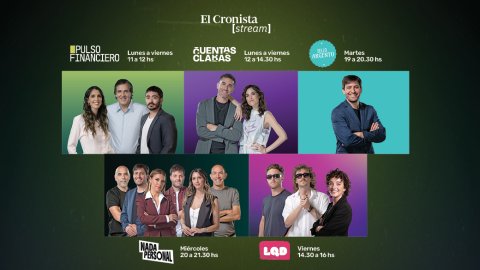 El Cronista Stream se agranda y tendrá programación diaria para conectar e informar a nuevas audiencias