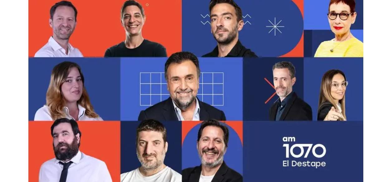 El Destape AM 1070 renueva su programación y suma nuevas figuras para 2026