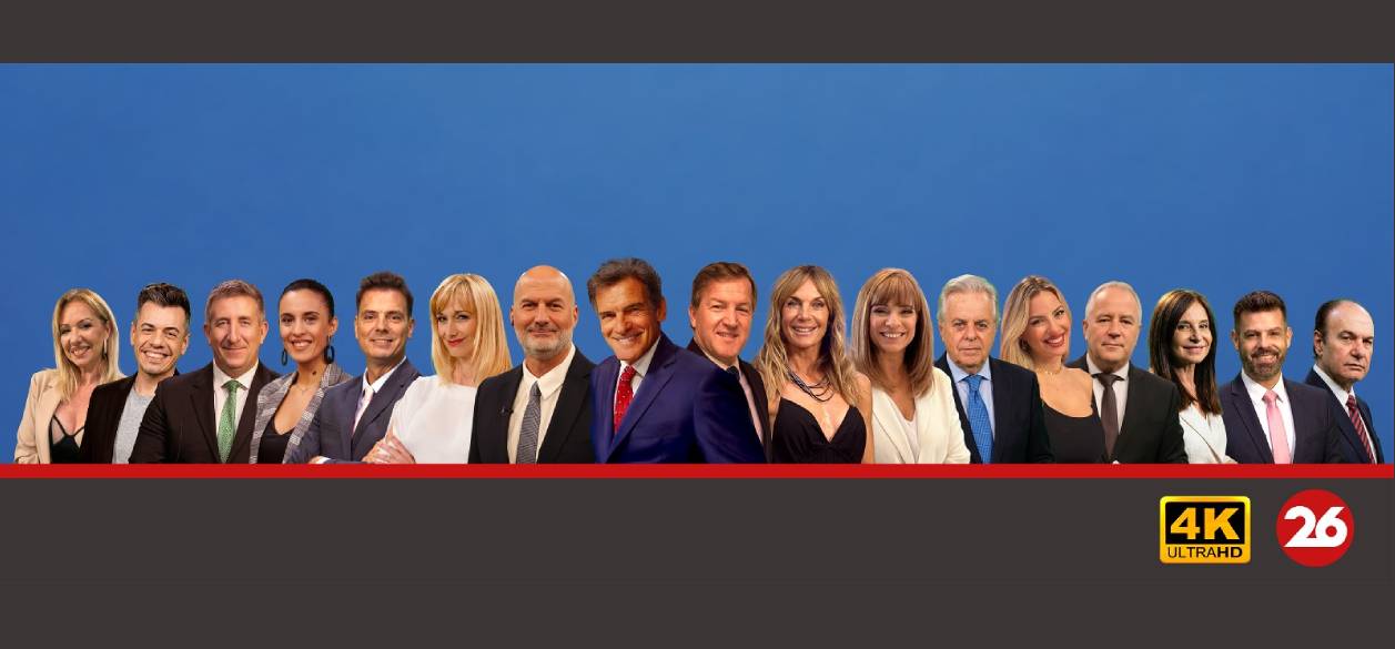 Canal 26 presenta su nueva programación con información en vivo durante toda la jornada