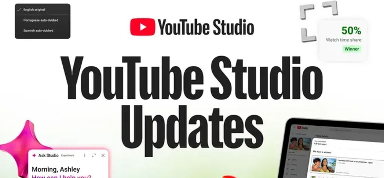 YouTube lanza “Pregunta Studio” en LATAM, su asistente con IA para creadores