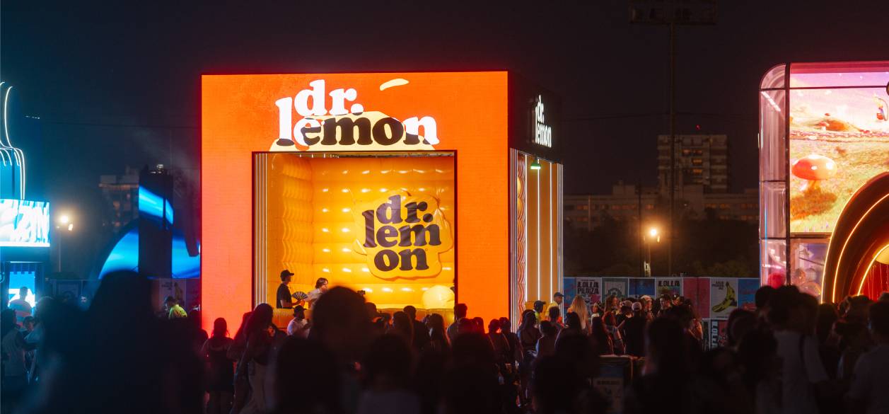 Dr. Lemon desplegó su propuesta de marca en Lollapalooza Argentina 2026