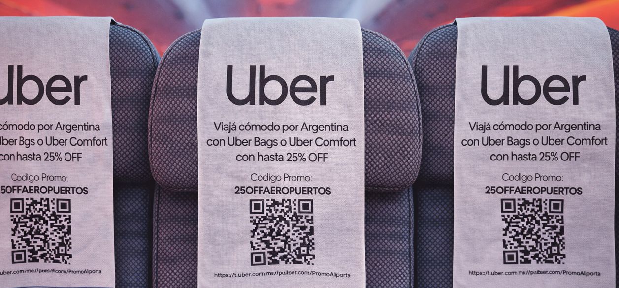 Smiles Motion impulsa una campaña de Uber a bordo de Aerolíneas Argentinas