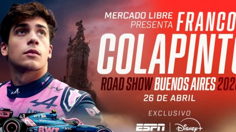 ESPN trae en exclusivo el imperdible Franco Colapinto Road Show en Buenos Aires