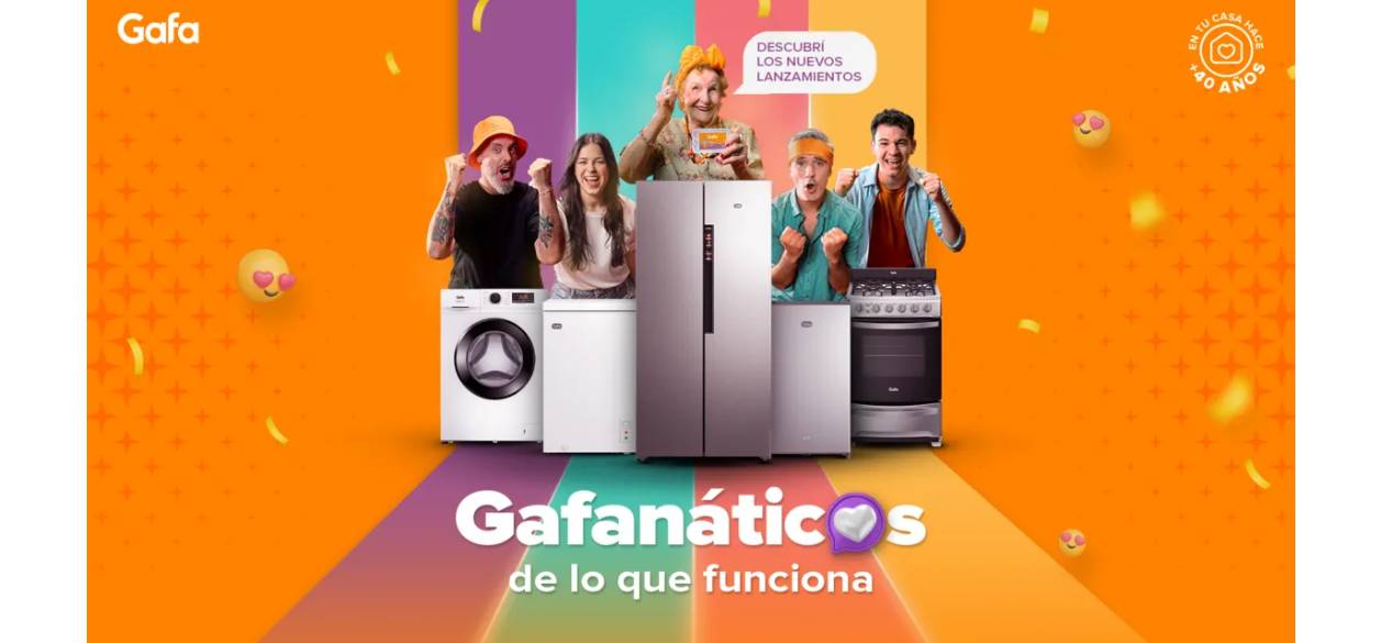Gafa presenta su nueva campaña “Gafanáticos de lo que funciona”