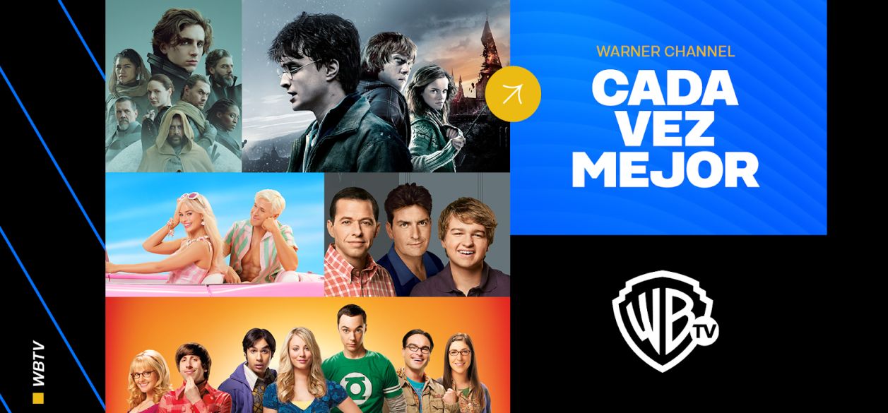 Warner Channel renueva su imagen y se consolida como el hogar de Warner Bros. Studios