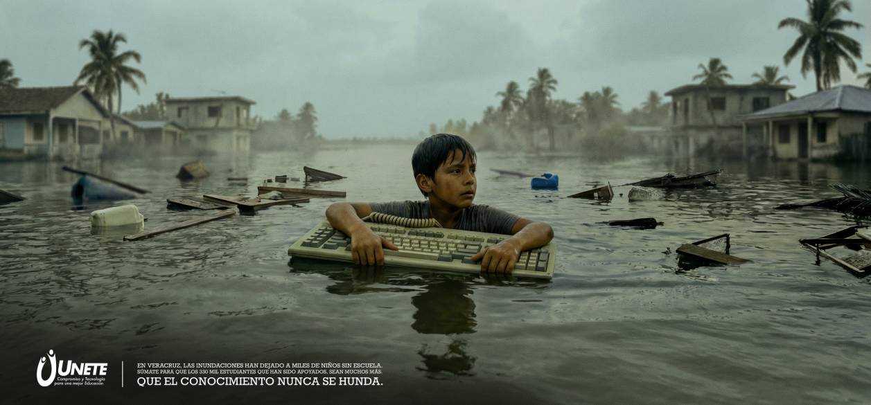Archer Troy impulsa una campaña para recuperar escuelas afectadas por inundaciones en México
