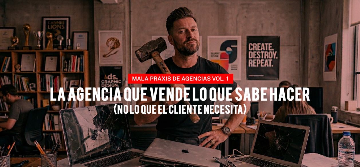 La agencia que vende lo que sabe hacer (no lo que el cliente necesita)