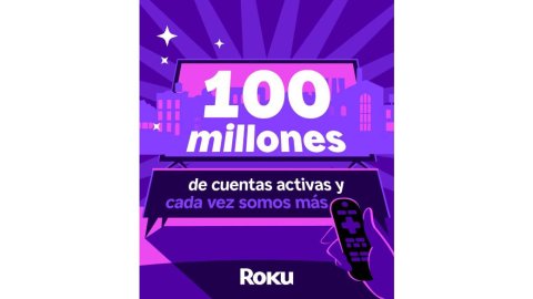 Roku supera los 100 millones de cuentas activas