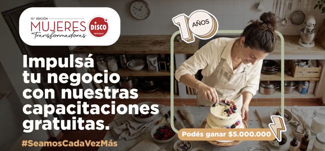 Supermercados Disco lanza los 10 años de Mujeres Transformadoras con una edición enfocada en herramientas digitales