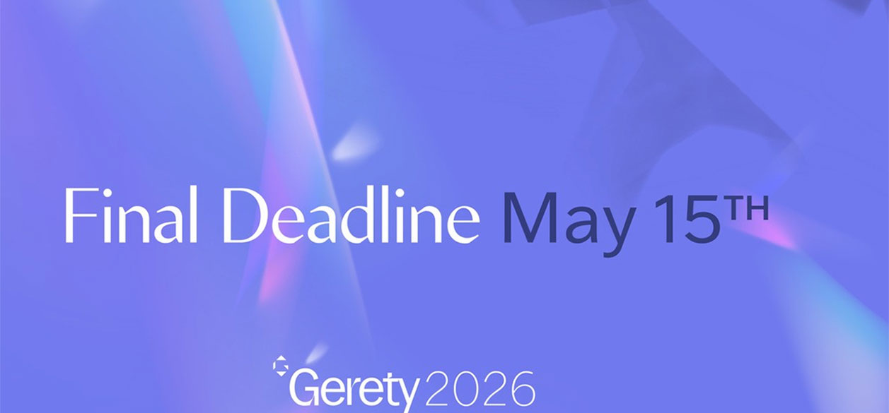 Llega la fecha límite para las inscripciones en Gerety Awards 2026