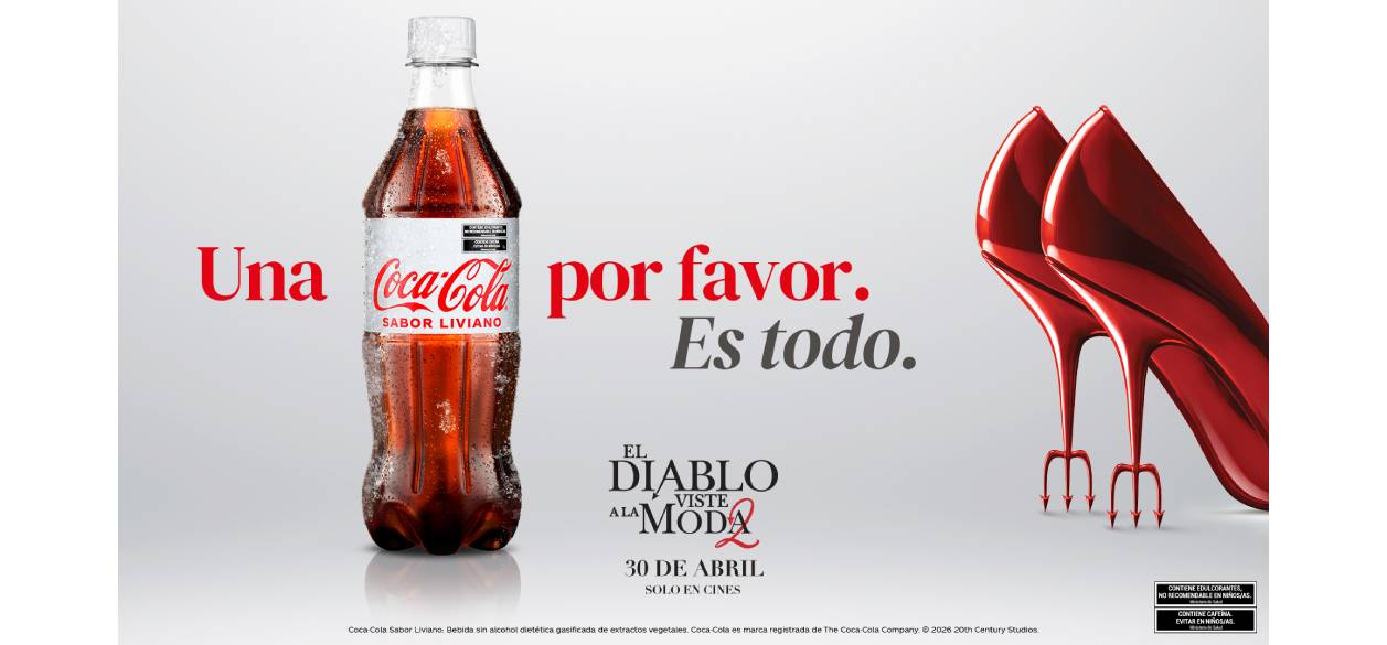 Coca-Cola lanzó una campaña especial por el estreno de "El Diablo Viste a la Moda 2"