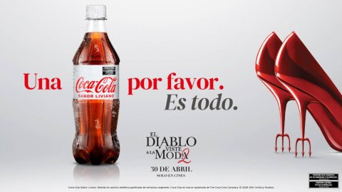 Coca-Cola lanzó una campaña especial por el estreno de "El Diablo Viste a la Moda 2"
