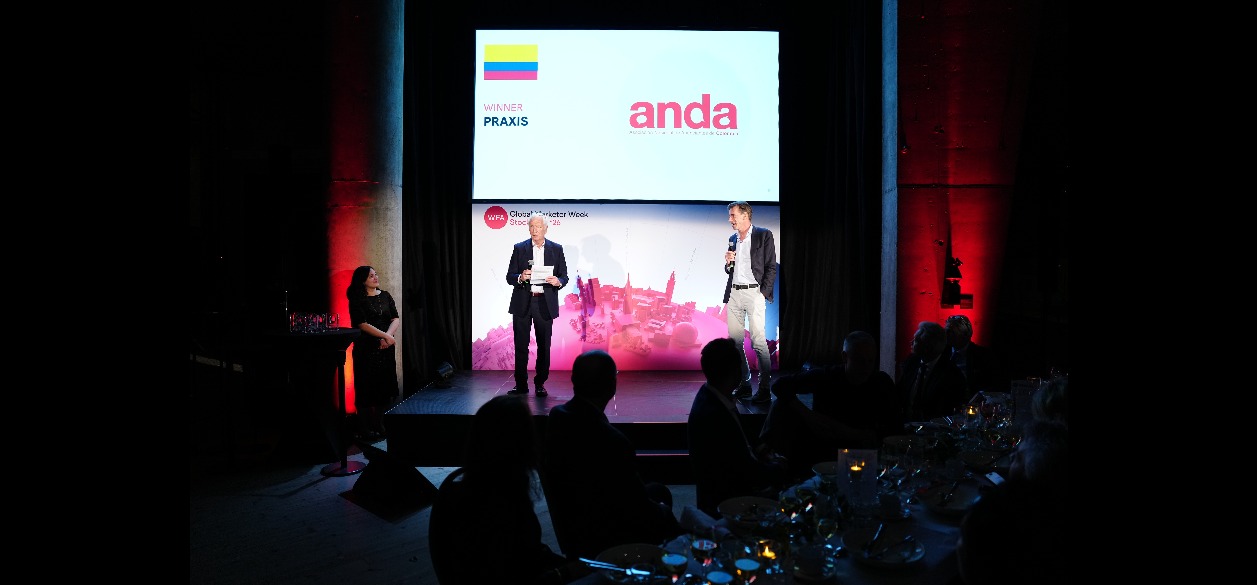 ANDA Colombia recibe el reconocimiento WFA President's Award por PRAXIS