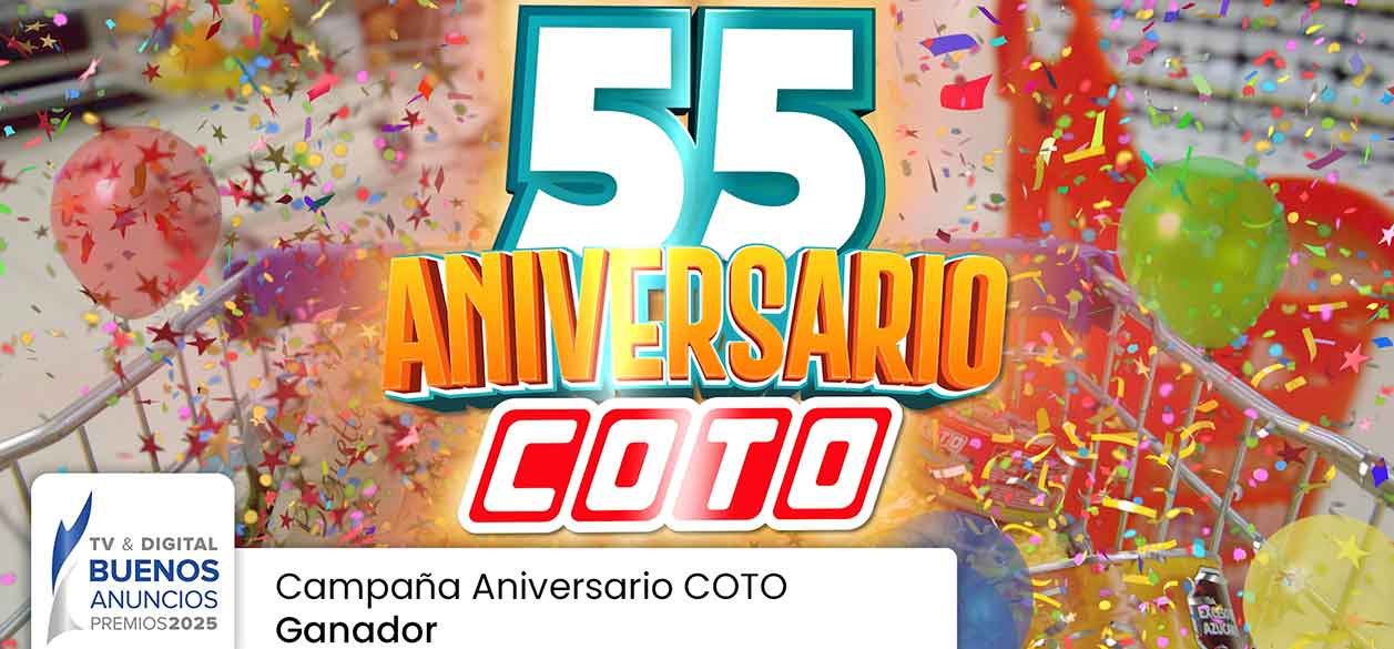COTO fue distinguido en los Premios Buenos Anuncios DIGITAL 2025