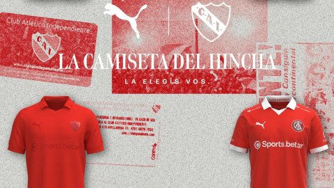 PUMA e Independiente abren la votación para elegir La Camiseta del Hincha