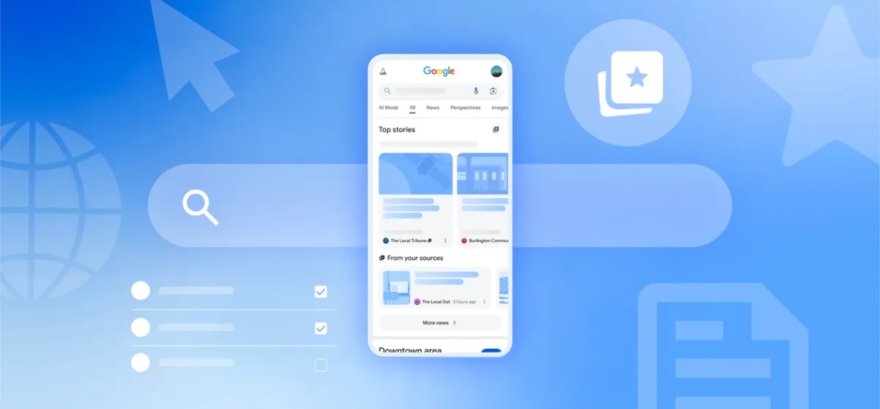 Google lleva su función "Fuentes Preferidas" a todos los idiomas del mundo
