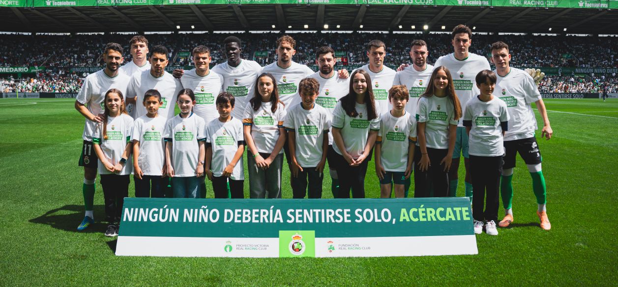 "Niños abandonados", la acción de Almacén para el Real Racing Club
