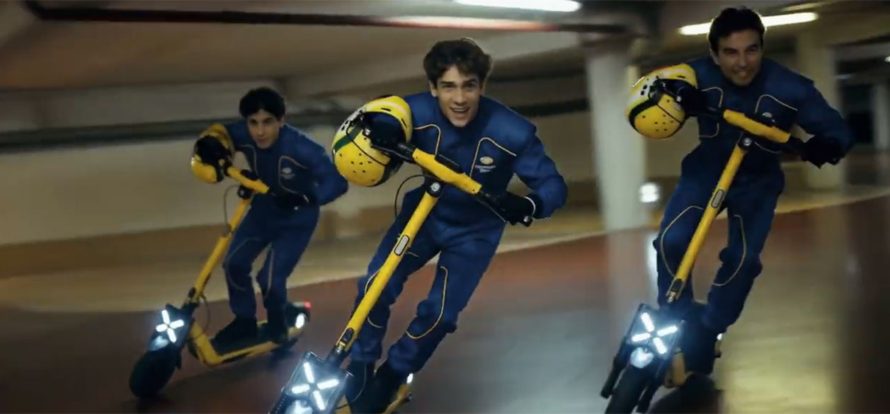"Scooter GP", la nueva campaña de Mercado Libre con Franco Colapinto, "Checo" Pérez y Bortoleto