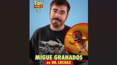 Migue Granados es la voz en español para Latinoamérica de Dr. Locuaz en Toy Story 5