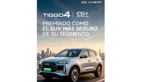 Chery TIGGO 4 CSH fue reconocido por CESVI como el SUV compacto más seguro de Argentina
