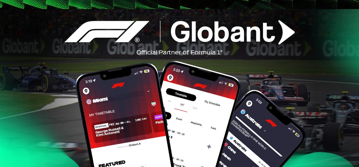 Globant impulsa una nueva experiencia conectada para los aficionados de Formula 1