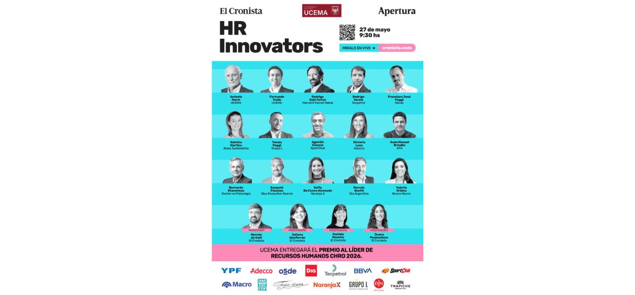 El Cronista y UCEMA presentan una nueva edición del Premio CHRO & HR Innovators 2026