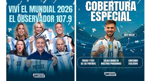 El Observador 107.9 lanza su cobertura especial del Mundial 2026