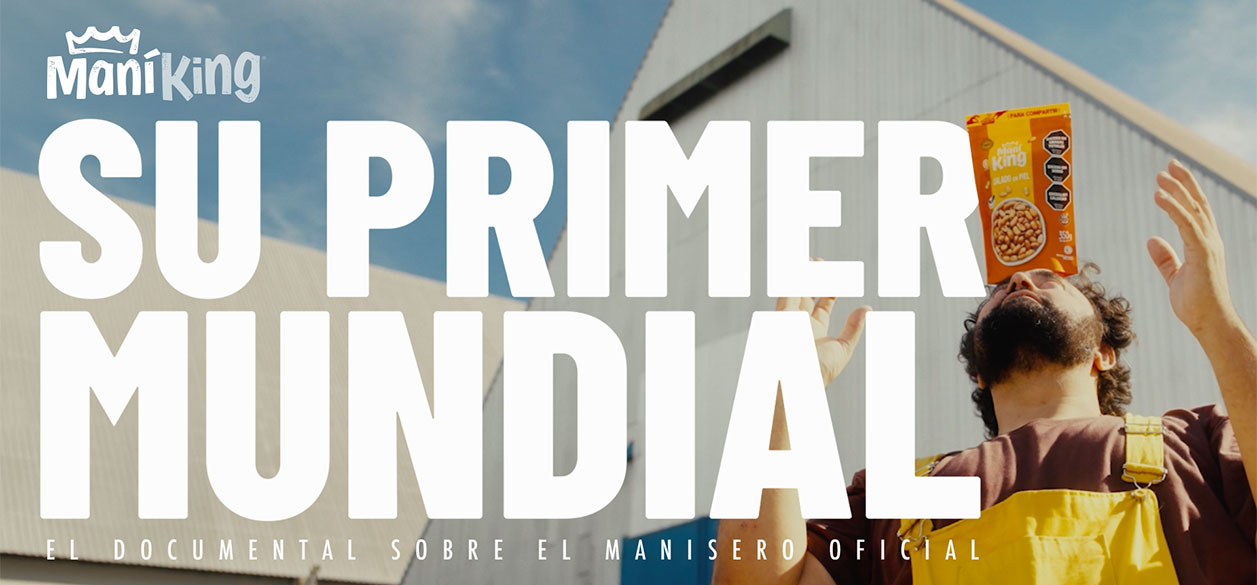 Maní King presenta al Manisero Oficial de la Selección en su nueva campaña mundialista