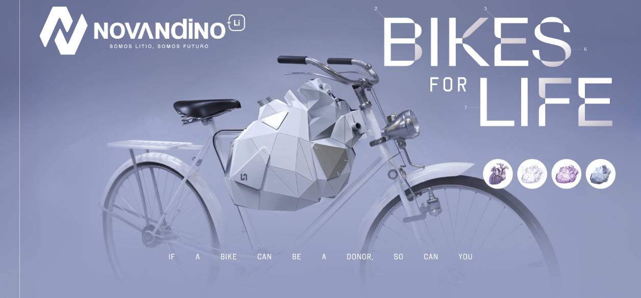 Novandino Litio y Cambiemos la Historia lanzan en Chile "Bikes for Life"