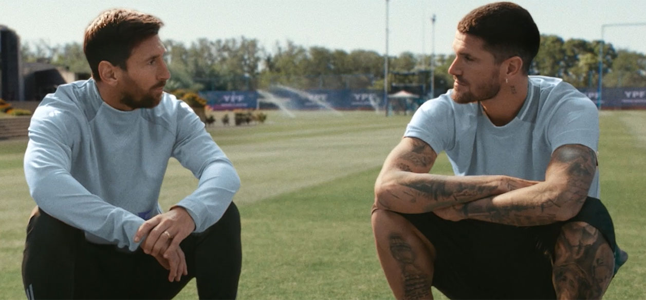 Messi y De Paul encabezan “Simbiosis”, la nueva historia futbolera de YPF