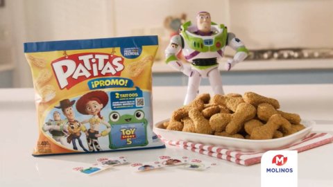 CraveroLanis desarrolla la nueva promo de Patitas inspirada en Toy Story 5