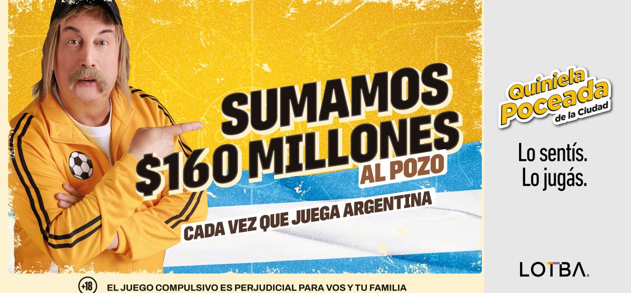 “Lo sentís, lo jugás”, la campaña de Eber Ludueña para Lotería de la Ciudad