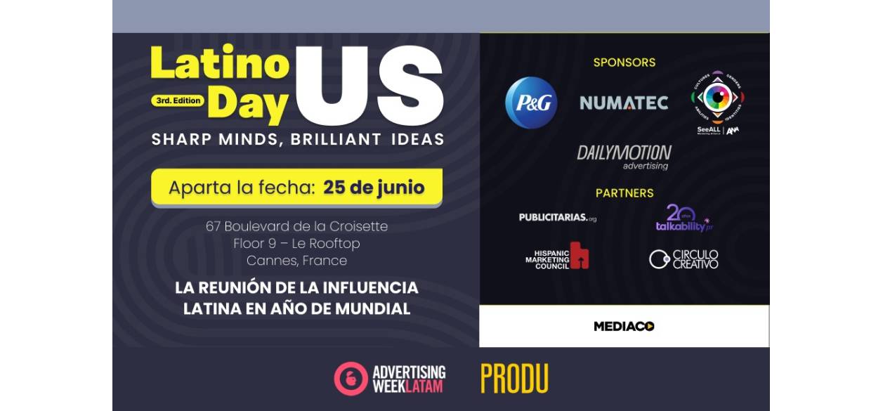 Latino US Day celebra su tercera edición en el marco de Cannes Lions 2026