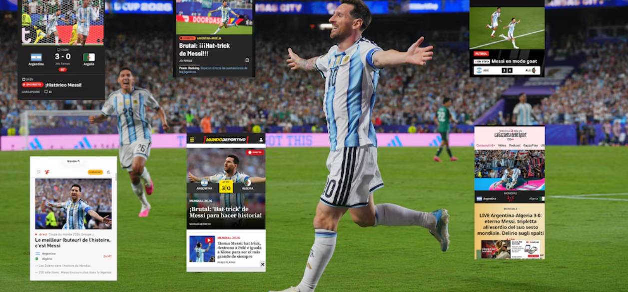 El cumpleaños de Messi y su récord histórico en Mundiales dominaron el escenario mediático y digital de Latinoamérica
