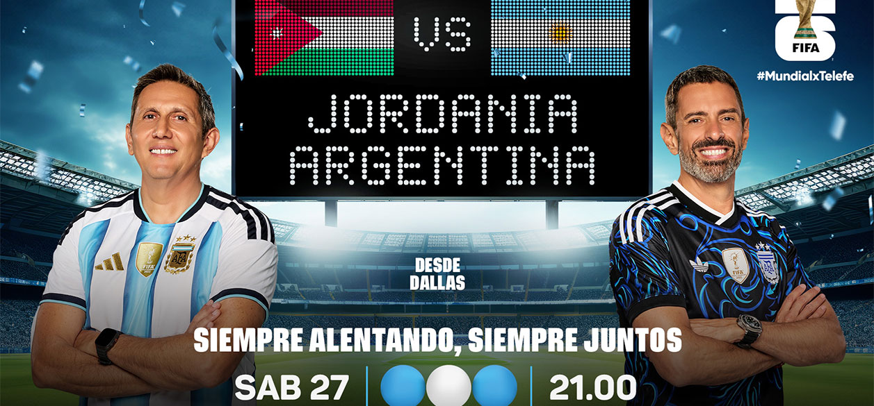 Argentina vs. Jordania: Telefe presenta una jornada completa rumbo a la Copa del Mundo