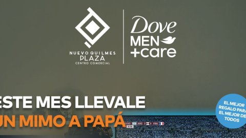 Arthur Newton impulsó la campaña “Llévale un mimo a papá” en Nuevo Quilmes Plaza