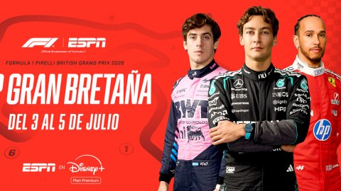 ESPN trae a Disney+ Plan Premium el GP de Gran Bretaña desde Silverstone, la cuna de la F1
